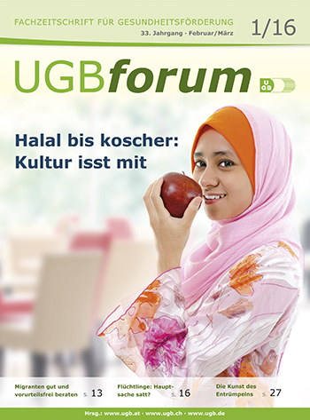 UGB-Forum 1/2016: Von halal bis koscher: Kultur isst mit