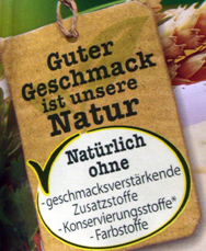 Clean Label: Natürliche Lebensmittel - Werbung und Verbraucher-Täuschung - Glutamat Hefeextrakt Geschmacksverstärker - färbende Lebensmittel - Kennzeichnung - Sojaproteinhydrolysat