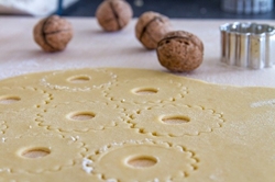 Rezept Walnusstaler - Backen für Weihnachten - Plätzchen - Kekse - Vollwertiges Weihnachtsgebäck