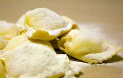 Schafskäse-Radicchio-Ravioli