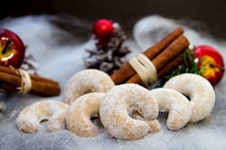 Rezept Vanillekipferl - Backen für Weihnachten - Plätzchen - Kekse - Vollwertiges Weihnachtsgebäck