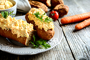 Crostini mit Möhren