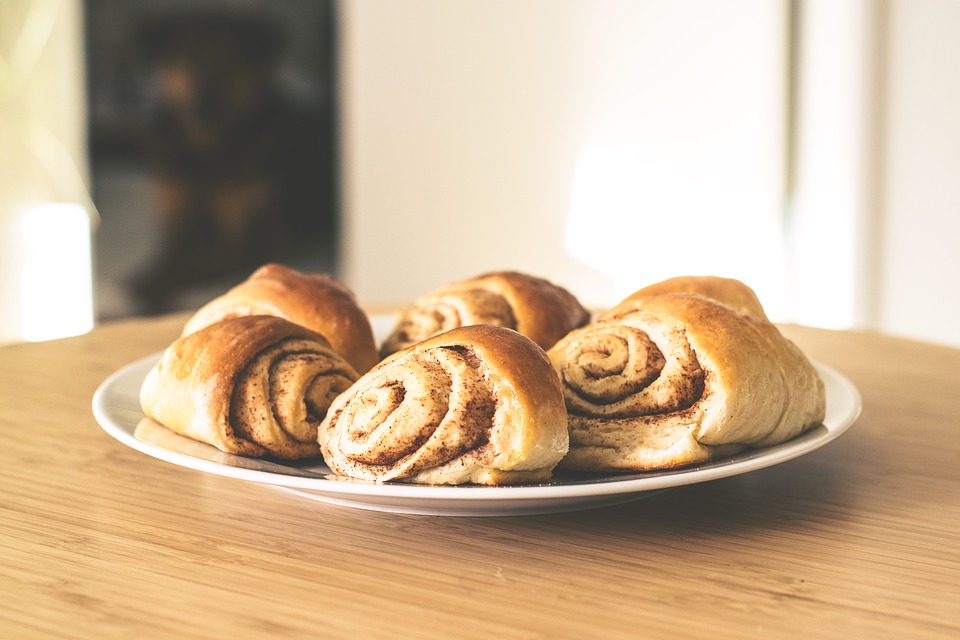 Zimt-Nuss-Schnecken